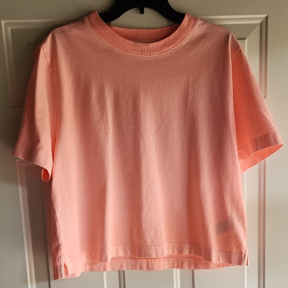 J. Crew Soft Pink Crewneck Tee